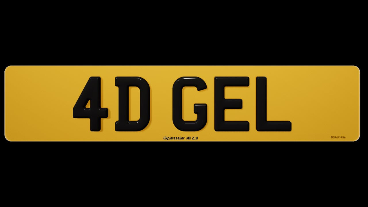 4D PLATES GEL - ROAD LEGAL