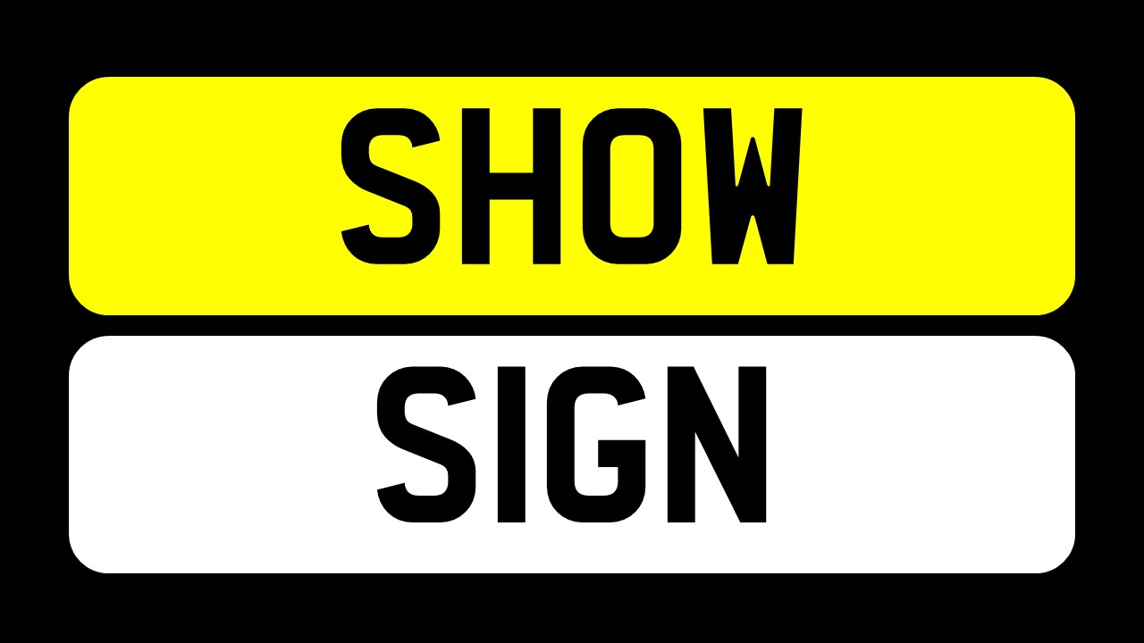 Show Signs