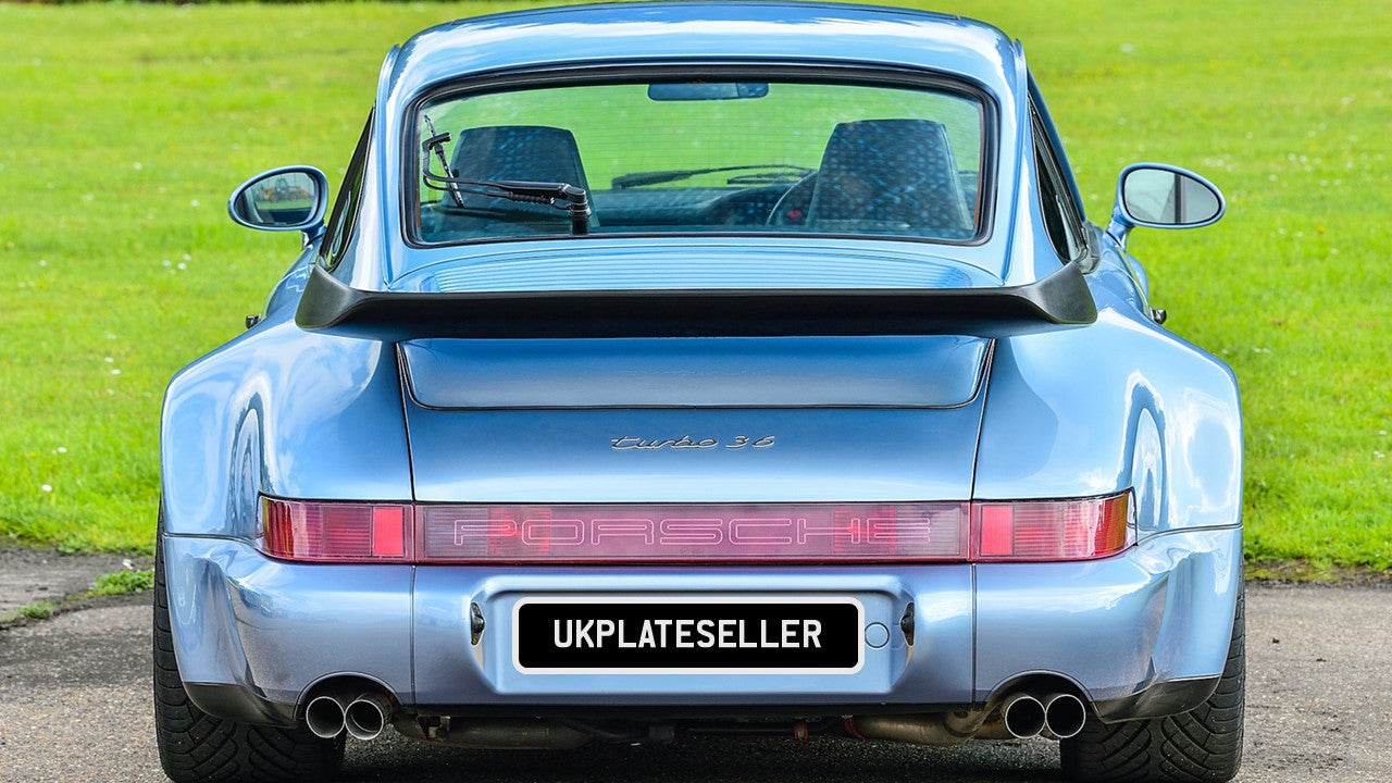 Car containing number plate of UK Plate Seller