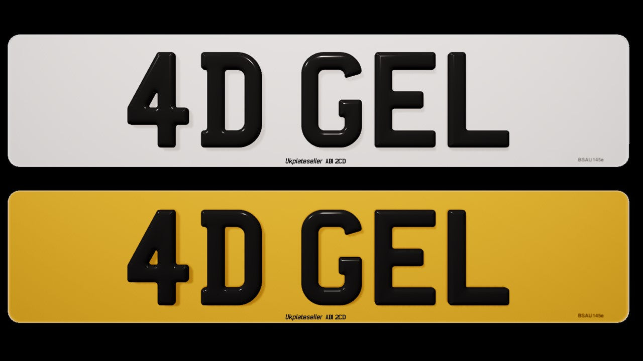 4D PLATES GEL - ROAD LEGAL