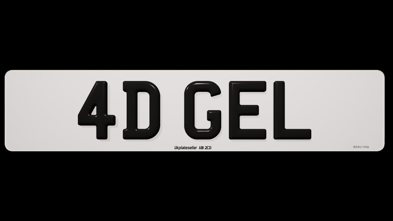 4D PLATES GEL - ROAD LEGAL