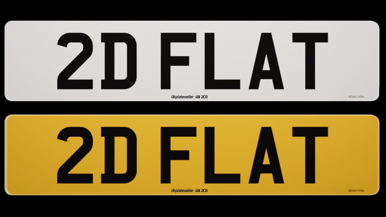 2D PLATES - ROAD LEGAL