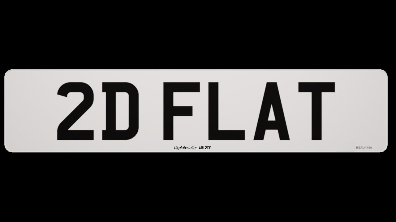 2D PLATES - ROAD LEGAL